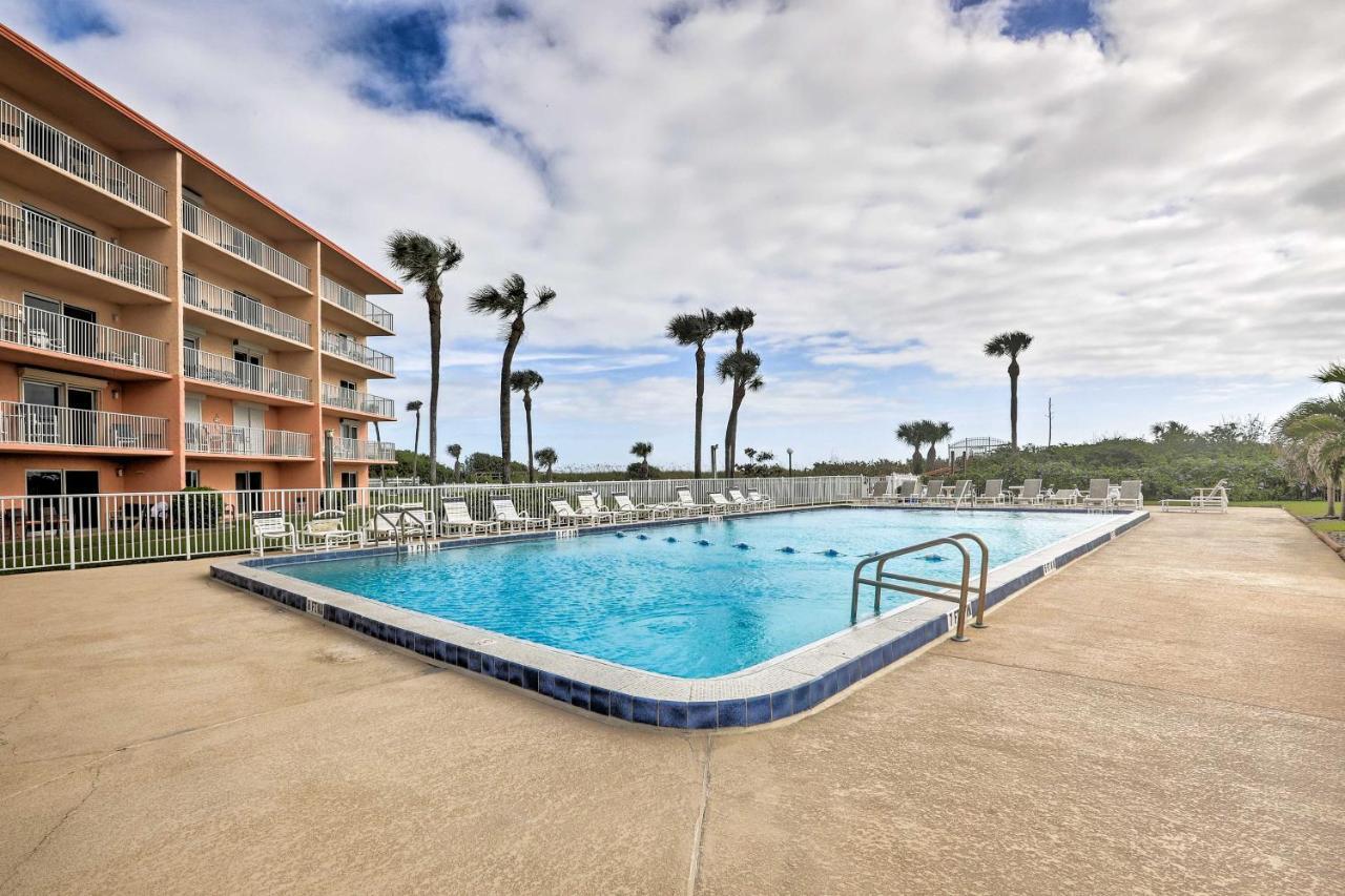 Oceanfront Cocoa Beach Condo With View Walk To Pier Dış mekan fotoğraf