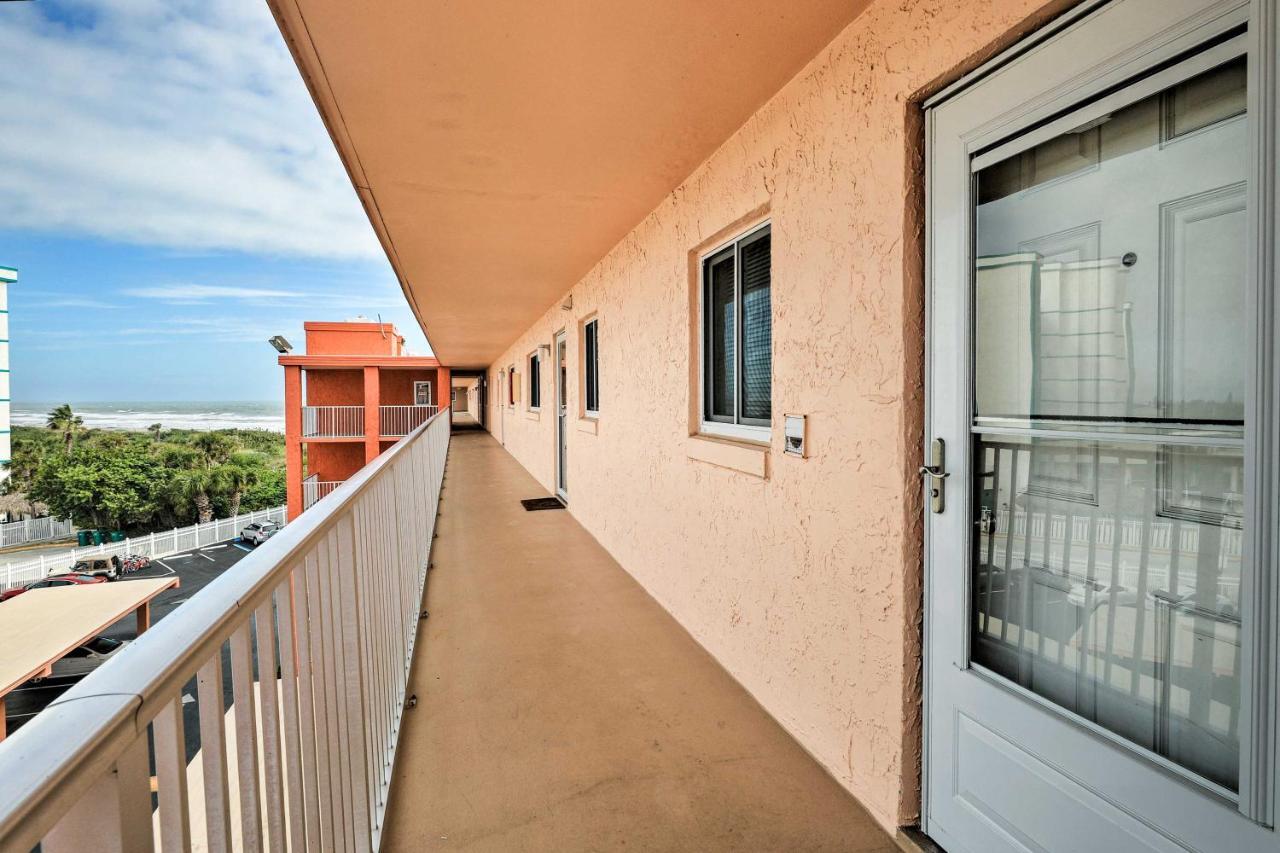 Oceanfront Cocoa Beach Condo With View Walk To Pier Dış mekan fotoğraf