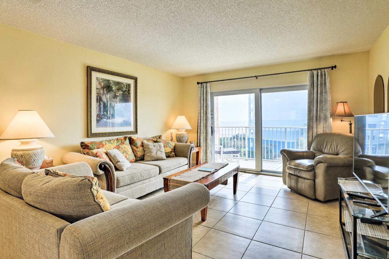 Oceanfront Cocoa Beach Condo With View Walk To Pier Dış mekan fotoğraf